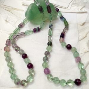 Crystal and gemstone necklaces