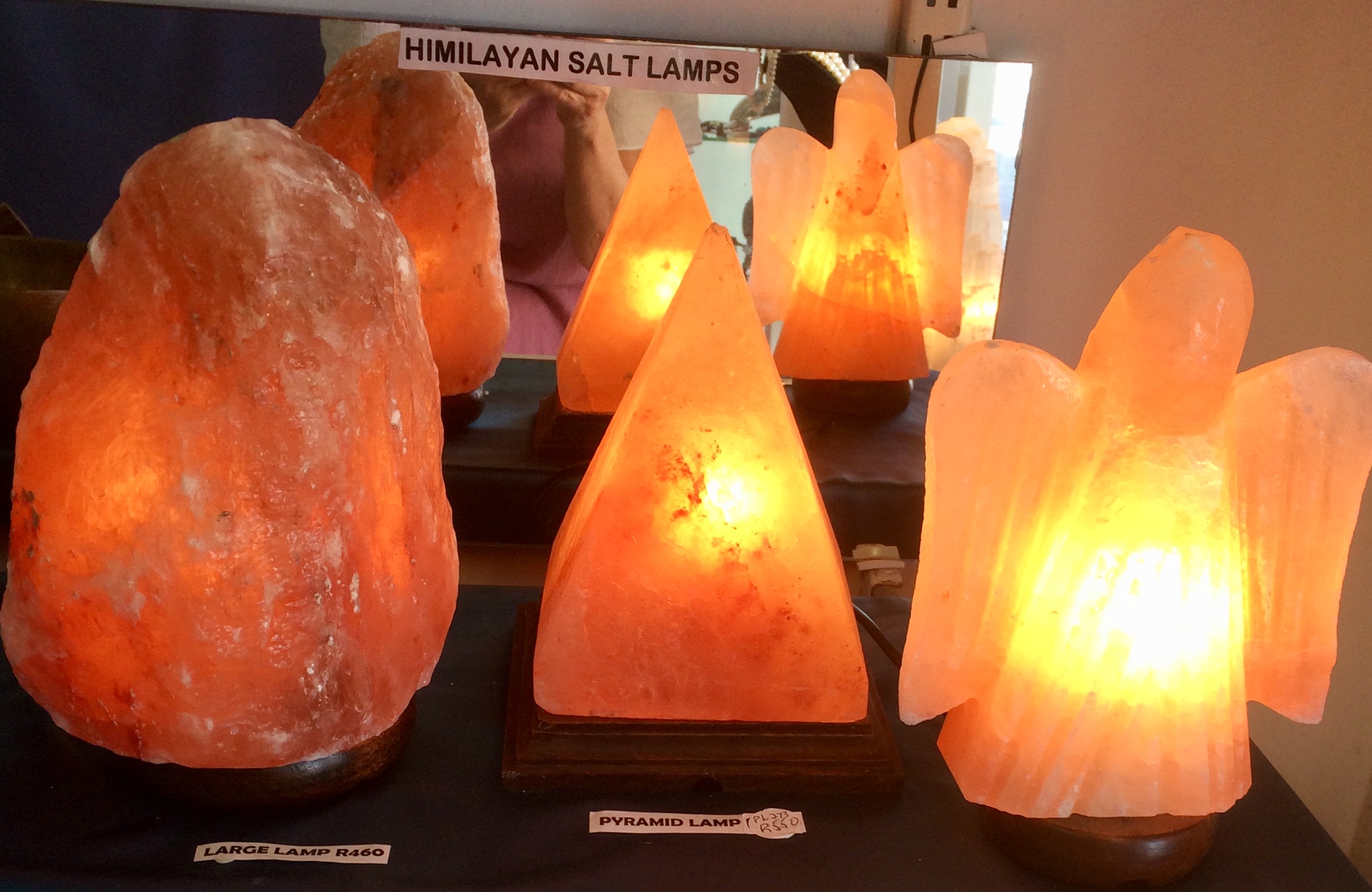 Himalayan salt lamp