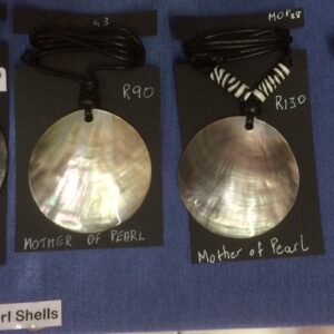 Shell pendants and shell earrings